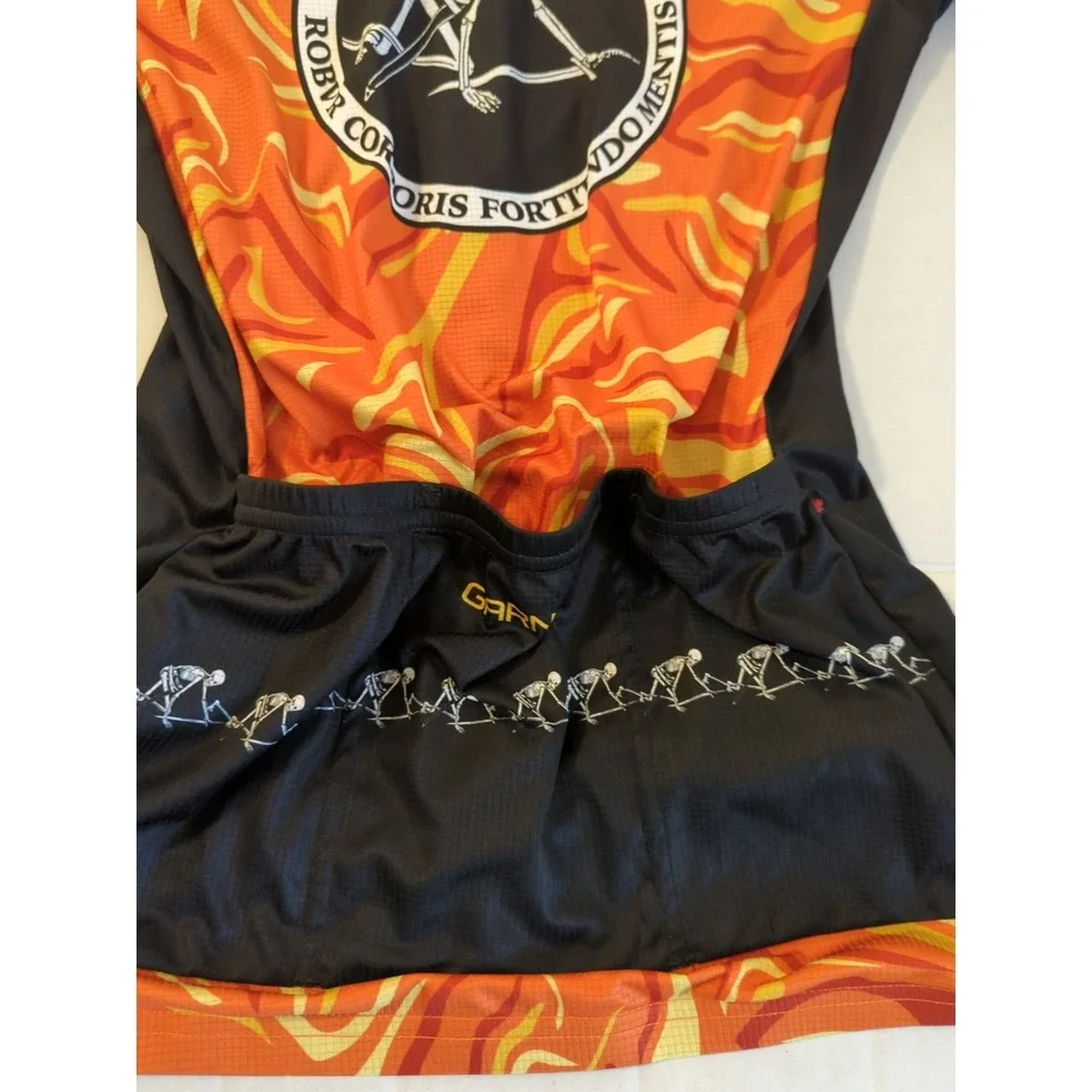 Louis Garneau Cycling Jersey Women M Full Zip The Endurance Society Skeletons - Picture 8 of 12